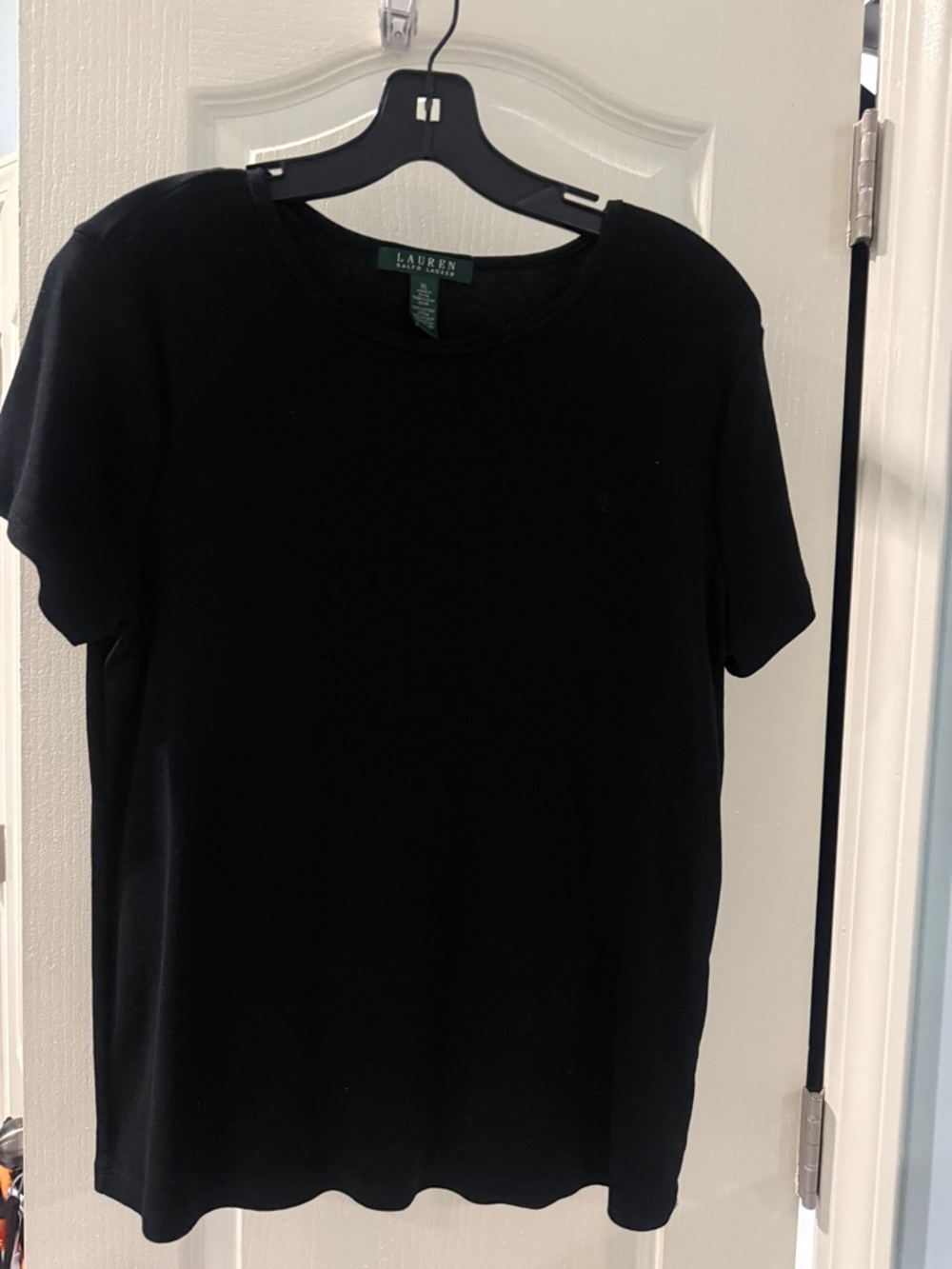 Lauren Ralph Lauren Black Short-Sleeve Crew Tee